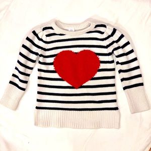 Beautiful Gap Heart Sweater